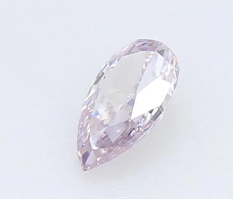 0.17ct Pear Natural Diamond (Colour Fancy Light Purplish Pink, Clarity VS2, Cut EX, GIA Certified)
