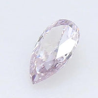 0.17ct Pear Natural Diamond (Colour Fancy Light Purplish Pink, Clarity VS2, Cut EX, GIA Certified)