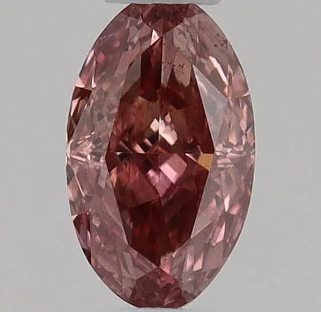0.18ct Oval Natural Diamond (Colour Fancy Deep Pink, Clarity VS2, GIA Certified)