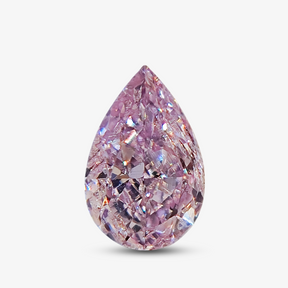 0.25 cts Pear Cut Pink Natural Diamond SARATTI 