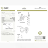 0.27ct Natural Fancy Purplish Pink diamond top view | SARATTI