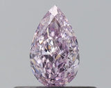0.29ct Pear Natural Diamond (Colour Fancy Pinkish Purple, Clarity VS1, Cut EX, GIA Certified)