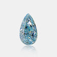 0.385 carat Natural Fancy Blue diamond pear faceted loose gemstone | SARATTI  