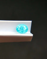 0.38ct Paraiba Tourmaline modified brilliant cut detail | SARATTI