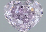 0.40ct Heart Natural Diamond (Colour Fancy Pinkish Purple, Clarity VS2, GIA Certified)