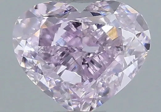 0.40ct Heart Natural Diamond (Colour Fancy Pinkish Purple, Clarity VS2, GIA Certified)
