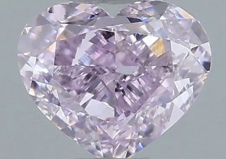 0.40ct Heart Natural Diamond (Colour Fancy Pinkish Purple, Clarity VS2, GIA Certified)