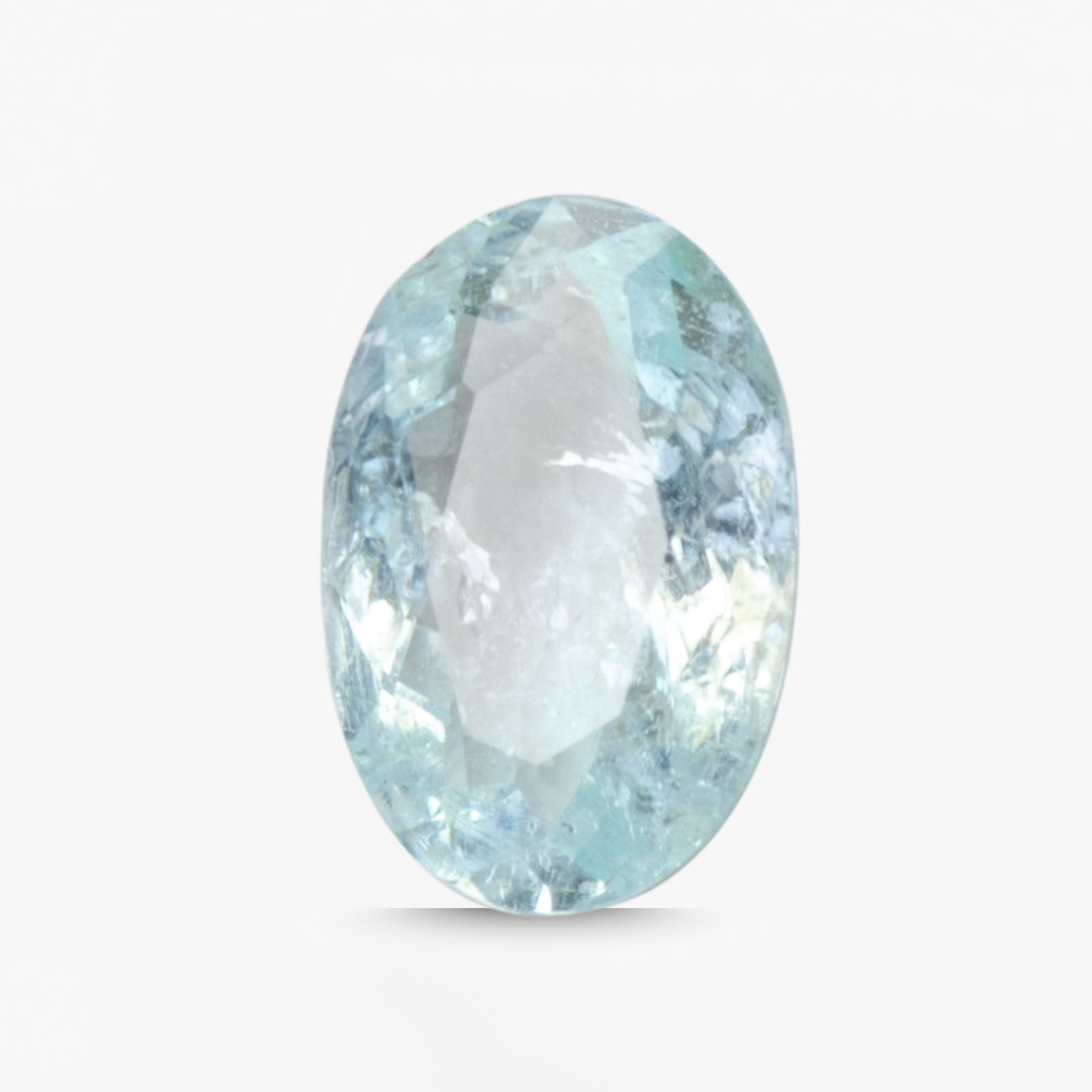 0.41 Carats Oval Cut Paraiba Tourmaline Gemstone | 6mm × 4mm