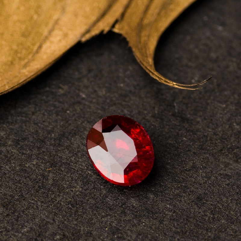 0.43-carat Natural Loose Ruby Gemstone | Saratti