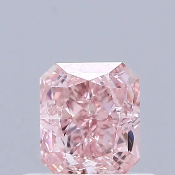 0.51ct Radiant Natural Diamond (Colour Fancy Orangey Pink, Clarity VS2, GIA Certified)