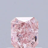 0.51ct Radiant Natural Diamond (Colour Fancy Orangey Pink, Clarity VS2, GIA Certified)