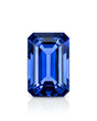 0.52ct Natural Royal Blue Sapphire Emerald Cut main view | SARATTI
