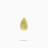 0.7 Carat Pear Cut Loose Fancy Yellow Diamond | Saratti Gemstones