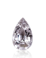0.70ct Natural Burmese Gray Spinel pear front view | SARATTI
