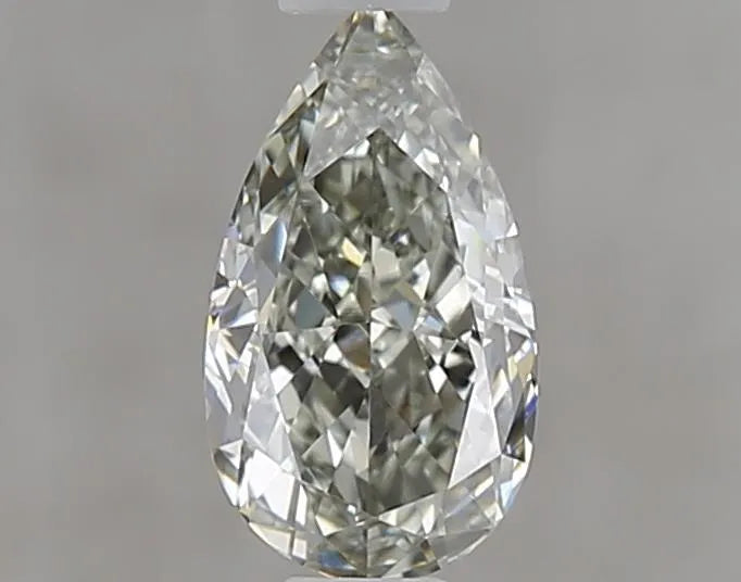 0.70ct Pear Natural Diamond (Colour Fancy Yellowish Green, Clarity VS1, GIA Certified)