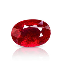 0.76 CTS Unheated Natural Pigeon's Blood Ruby | Oval Cut