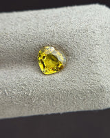 0.84ct Natural Ceylon Yellow Sapphire Heart loose gemstone alternate angle | SARATTI