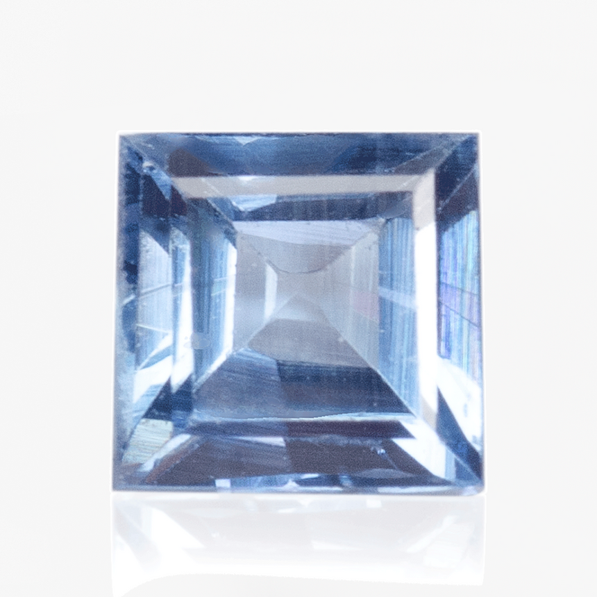 0.85 carat princess cut blue sapphire gemstone - 4.8 x 4.8mm – SARATTI