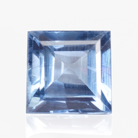 0.85 carats Princess Cut Blue Sapphire Gemstone - 4.8 x 4.8mm
