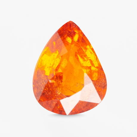 0.87 carats Pear Natural Spessartine Garnet Gemstone  - SARATTI