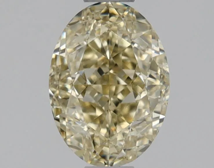0.91ct Oval Natural Diamond (Colour Fancy Brownish Yellow, Clarity VS2, GIA Certified)
