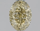 0.91ct Oval Natural Diamond (Colour Fancy Brownish Yellow, Clarity VS2, GIA Certified)