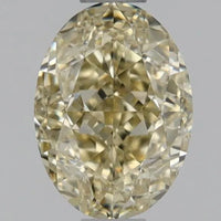 0.91ct Oval Natural Diamond (Colour Fancy Brownish Yellow, Clarity VS2, GIA Certified)