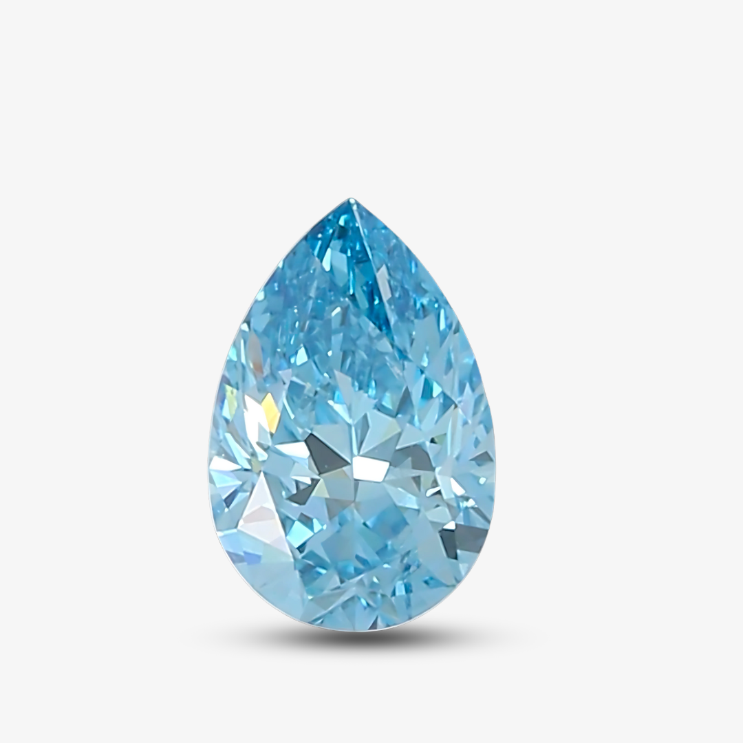 0.97-carat Pear Cut Treated Natural Diamond | VS1 Clarity