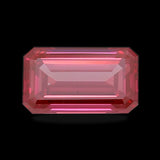 0.99cts Emerald Cut Purplish Pink Natural Diamond SI2 Clarity