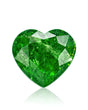 0.9 carat Natural Tanzanian Tsavorite Garnet heart-cut main view | SARATTI