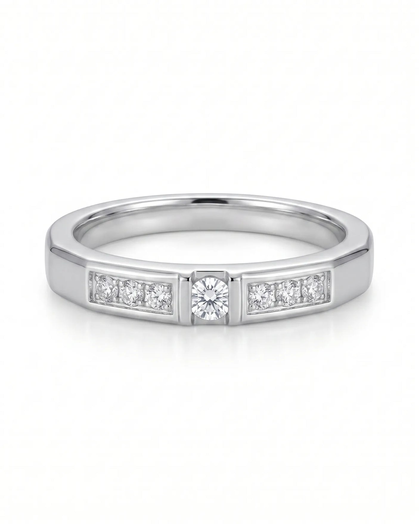 Gilded Glamour Wedding Ring Set | His & Hers