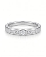 Gilded Glamour Wedding Ring Set | His & Hers