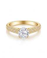 Ember • Moissanite Halo Engagement Ring