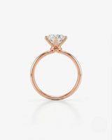 Beila – Starry Symphony Natural Round Diamond Six-Prong Solitaire Ring