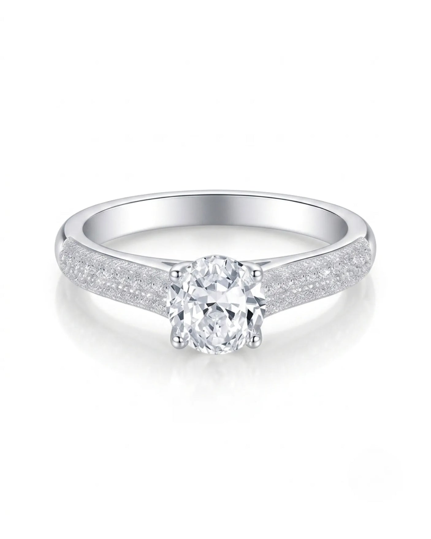 Ember • Moissanite Halo Engagement Ring