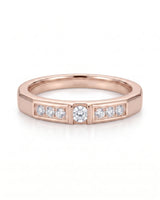 Gilded Glamour Wedding Ring Set | His & Hers