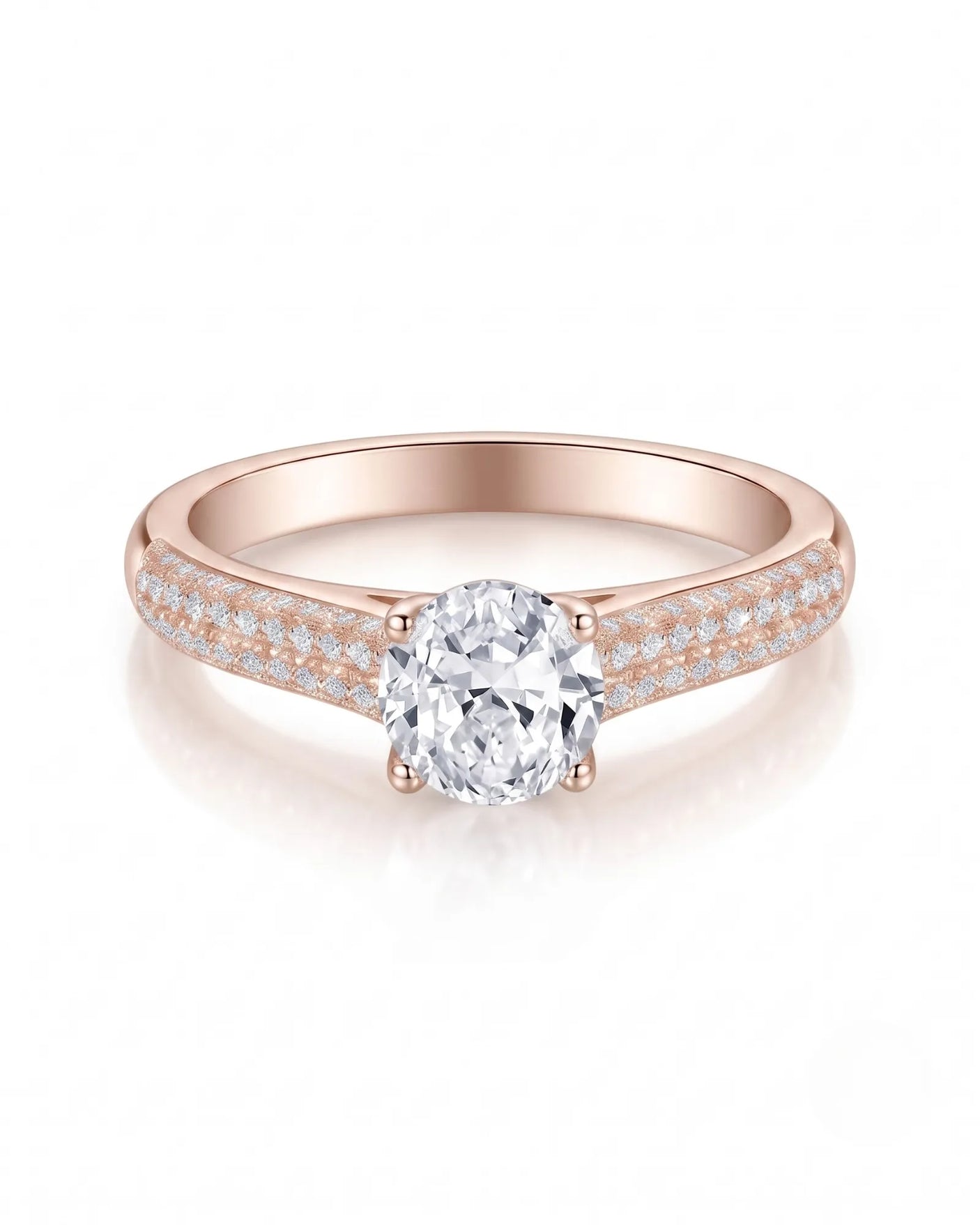 Ember • Moissanite Halo Engagement Ring