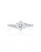 Saoirse – Natural Round Diamond Six-Prong Twisted-Shank Engagement Ring