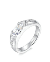Celestial Marvel – Natural Marquise-Cut Diamond Bezel Engagement Ring