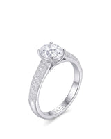Ember • Moissanite Halo Engagement Ring
