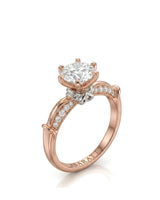 Kirina – Brilliant Bliss Natural Round Diamond Two-Tone Engagement Ring
