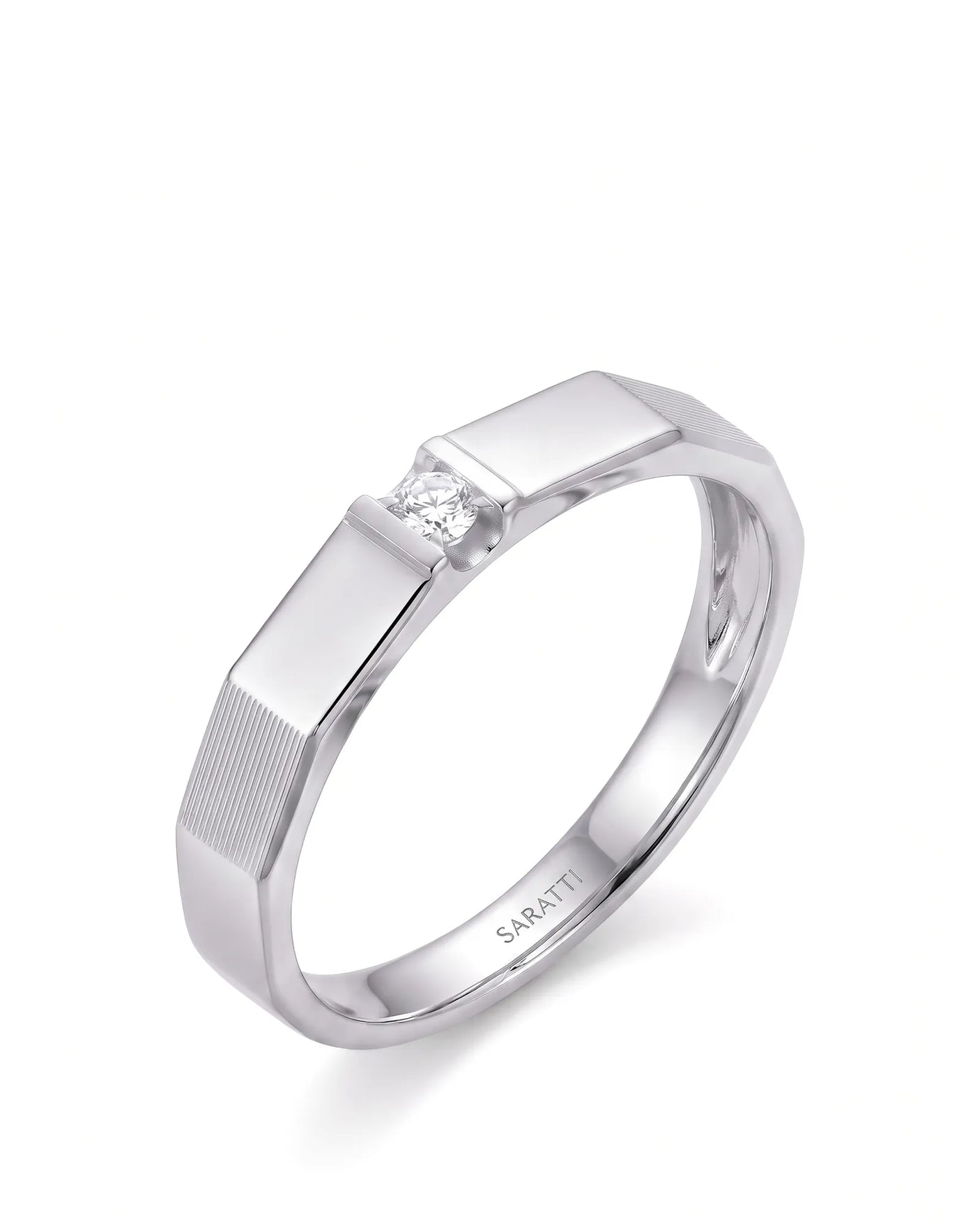 Gilded Glamour Wedding Ring Set | His & Hers