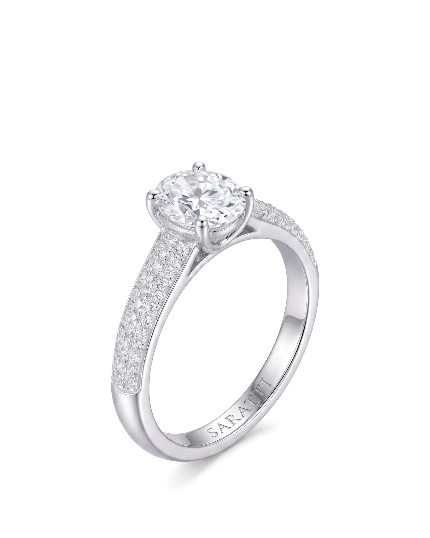 Ember • Moissanite Halo Engagement Ring