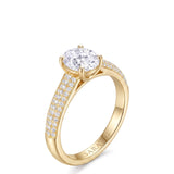 Ember • Moissanite Halo Engagement Ring