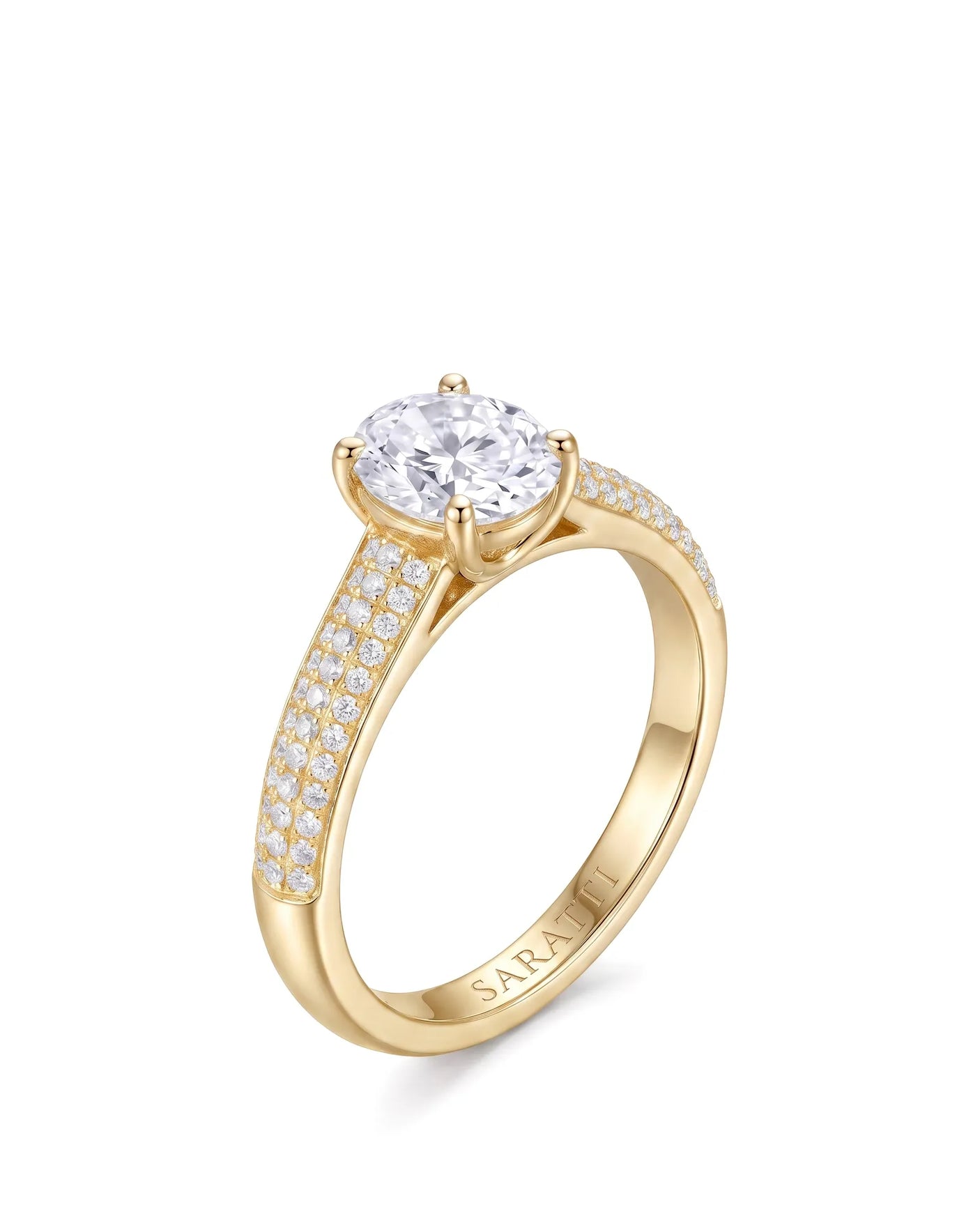Ember • Moissanite Halo Engagement Ring