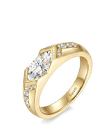 Celestial Marvel – Natural Marquise-Cut Diamond Bezel Engagement Ring
