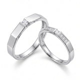 Gilded Glamour Wedding Ring Set | His & Hers
