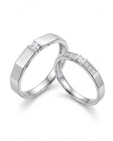 Gilded Glamour Wedding Ring Set | His & Hers