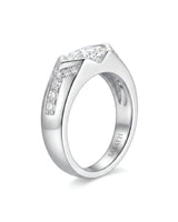 Celestial Marvel – Natural Marquise-Cut Diamond Bezel Engagement Ring