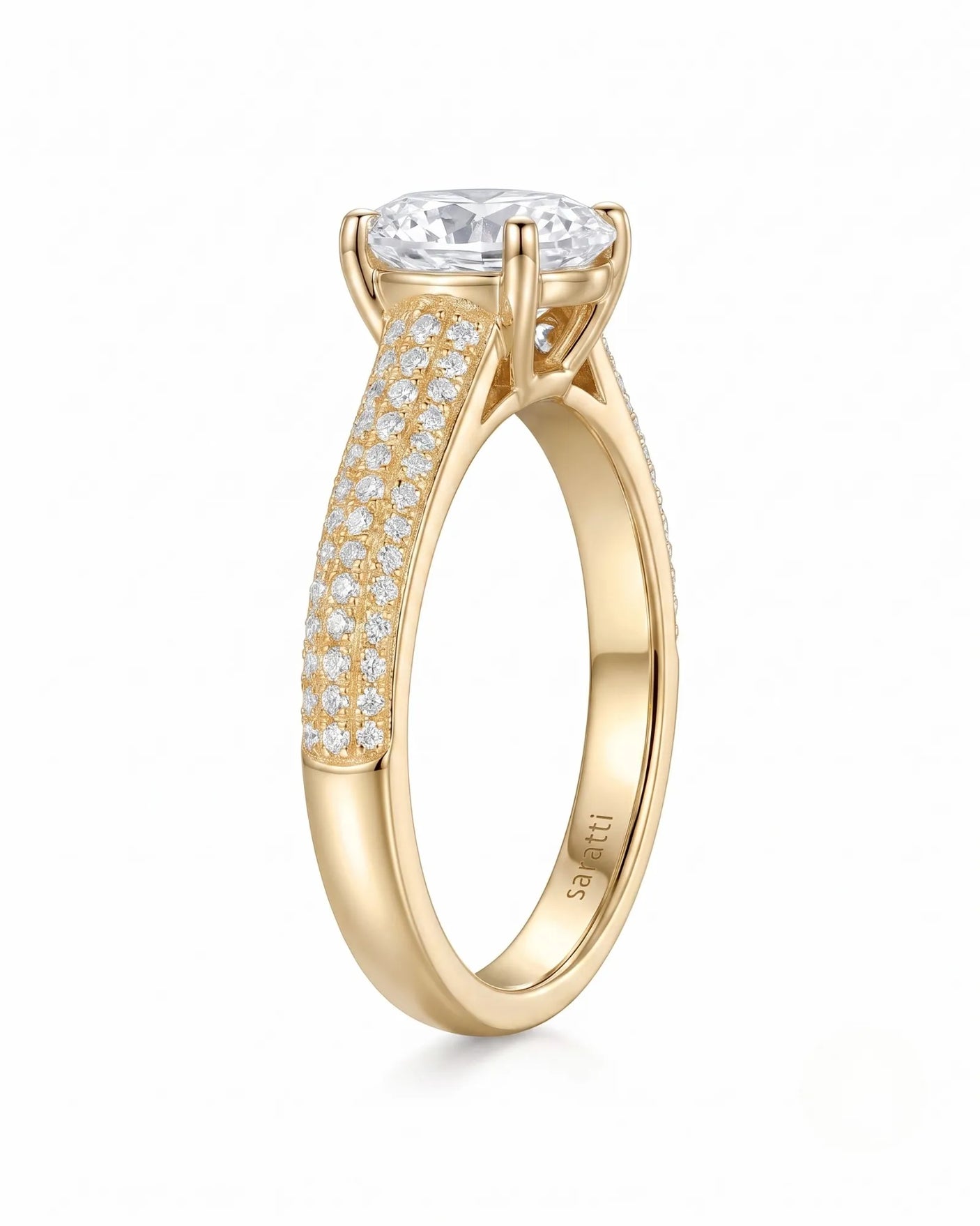 Ember • Moissanite Halo Engagement Ring